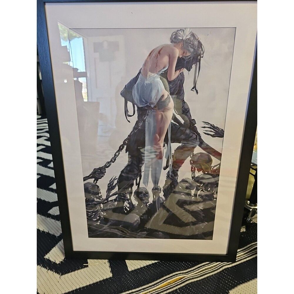 Goddess and Death canvas print wall art W/New Frame - CrystalCloud Company - God